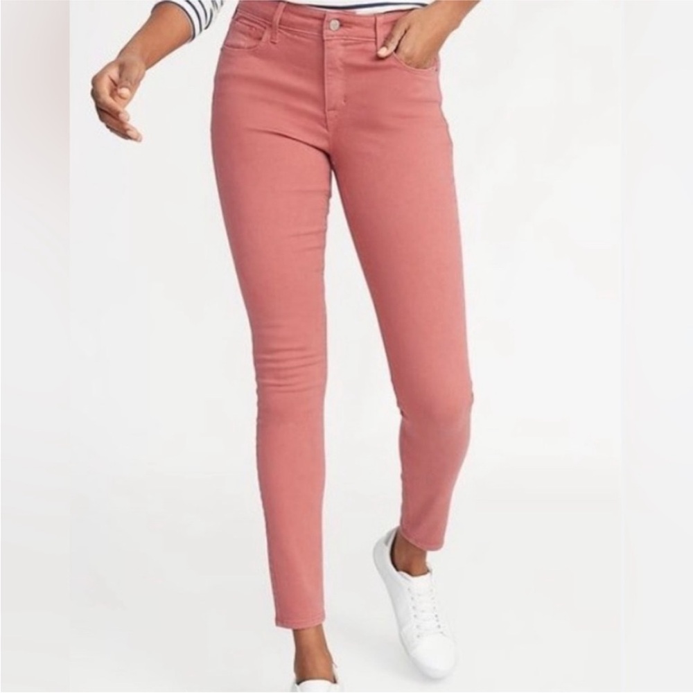 Women's Old Navy Rockstar Super Skinny Pink Jeans